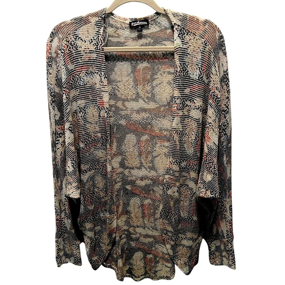 Women’s 𝅺Freshman 1996 Multi-Colored Printed Open Cardigan Size Medium